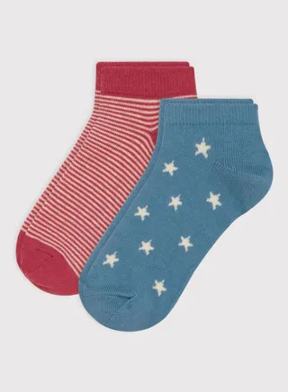 Kids 2 Pack Assorted Socks