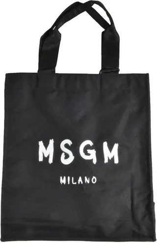 MSGM Logo Printed Tote Bag