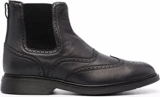 leather Chelsea boots
