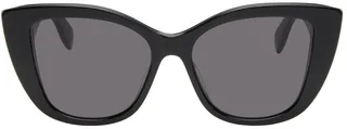 Alexander McQueen Black Graffiti Sunglasses