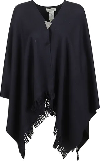 Fringe Trim Plain Cape