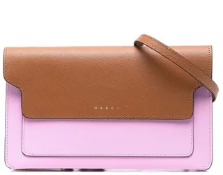 Three-Compartment Pouch Bag
