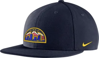 Denver Nuggets City Edition Nike Men's NBA Snapback Hat in Blue