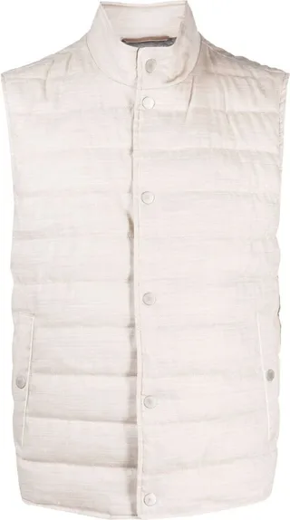 High-Neck Padded Gilet