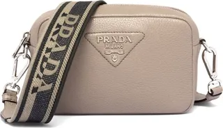 Logo-Plaque Small Leather Bag