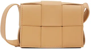Bottega Veneta Beige Cassette Shoulder Bag