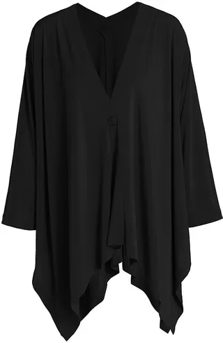 Draped Jersey V-Neck Tunic