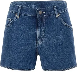 A.P.C. Johnny Raw-Cut Hem Denim Shorts