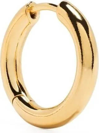 gold Slate 10 Huggie earring