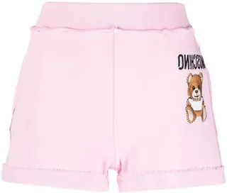 Embroidered-Logo Track Shorts