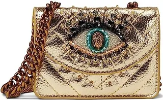 Kurt Geiger London Micro Kensington Eye (Gold) Handbags