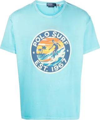 slogan-print cotton T-shirt
