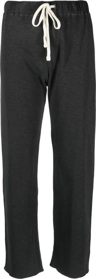 Cropped Jersey Track Pants