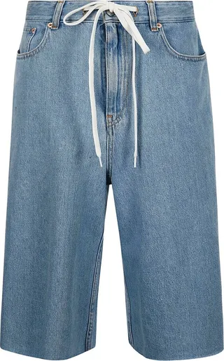 MM6 Maison Margiela Drawstring Denim Shorts