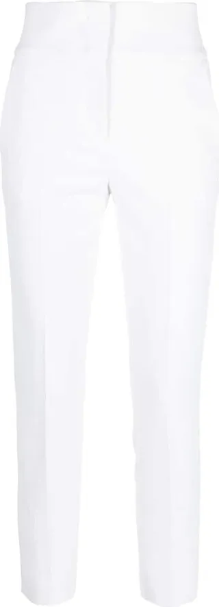 Slim-Cut Cropped Trousers