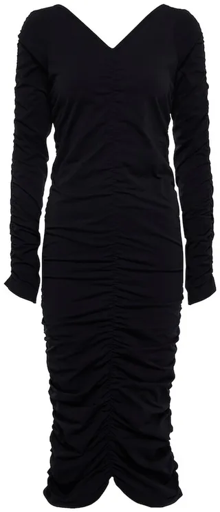 Ruched midi dress
