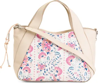 Leather Lika Satchel With Crossbody Strap