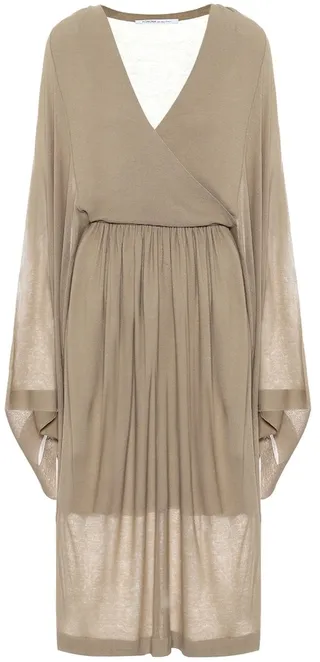 Knit midi dress