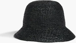 Raffia bucket hat