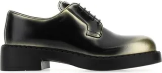 Prada Ombré-Effect Lace-Up Oxford Shoes