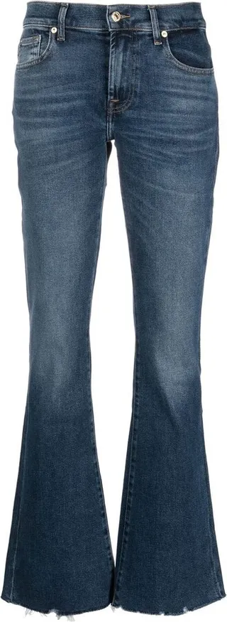 Bootcut Tailorless mid-rise jeans