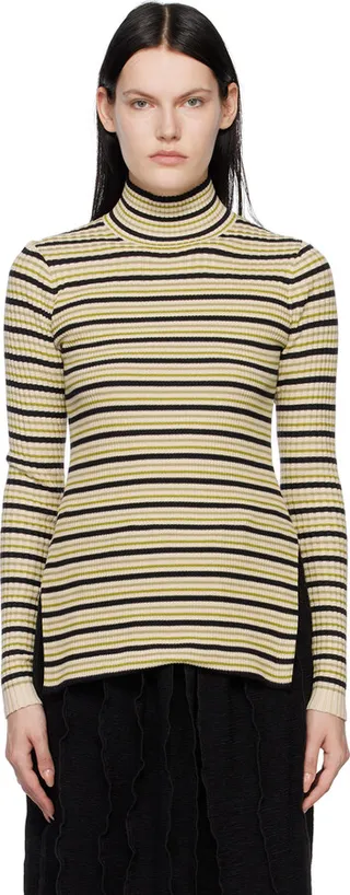 Proenza Schouler Multicolour Proenza Schouler White Label Stripe Turtleneck
