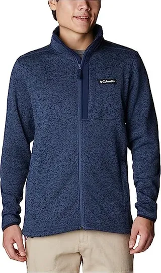 Columbia Sweater Weather Full Zip (Dark Mountain Heather) Men's Clothing