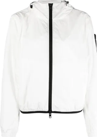 Logo-Patch Sleeve Bomber Jacket