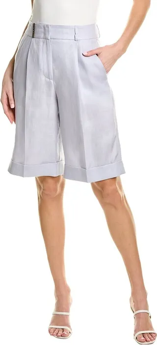 Peserico Wool-Blend Bermuda Short