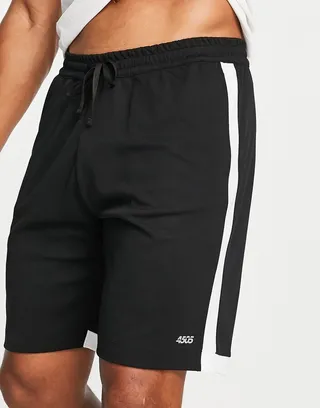 ASOS 4505 relaxed training shorts with contrast