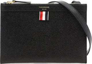 Thom Browne 4 Bar Detailed Crossbody Bag