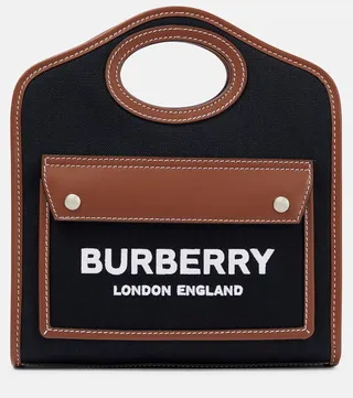 Pocket Mini canvas tote bag