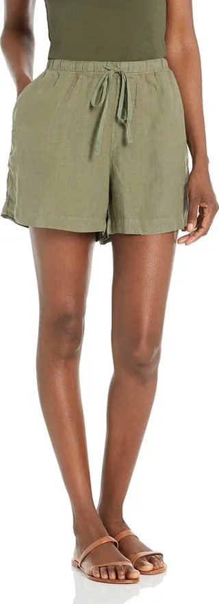 Velvet by Graham & Spencer womens Tammy Woven Linen Casual Shorts
