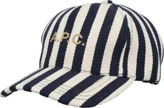 A.P.C. Striped Baseball Cap
