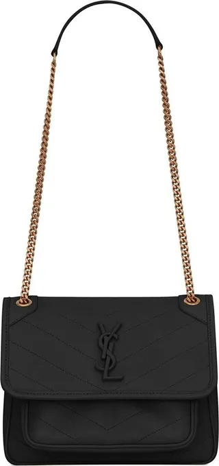 Niki leather shoulder bag