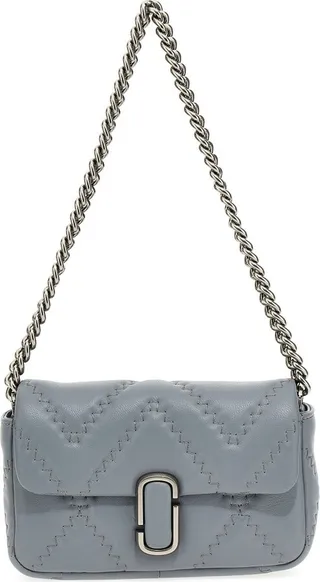 Marc Jacobs Logo Plaque Quilted Shoulder Bag