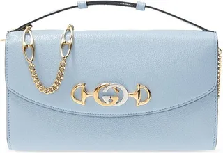 Gucci Zumi Logo Plaque Shoulder Bag