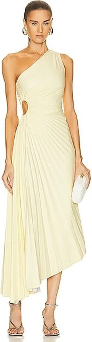A.L.C. Delfina Dress in Yellow