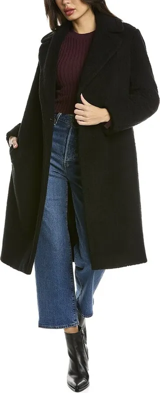 Cinzia Rocca Icons Teddy Wool-Blend Coat