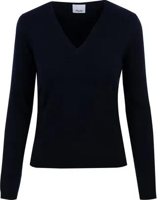 Allude V-Neck Knitted Pullover