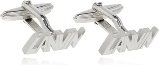Lanvin Logo-Engraved Cufflinks