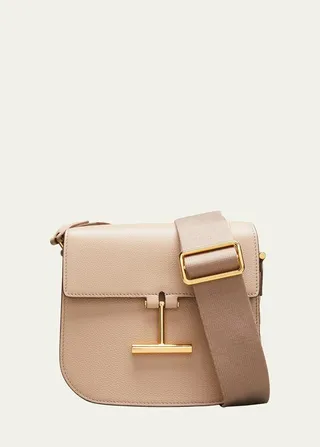 Tara Mini Grain Leather Crossbody Bag