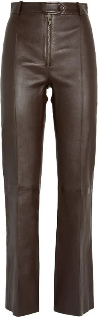 Zeynep Arcay Leather Trousers