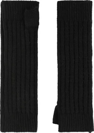 Rib Fingerless Gloves