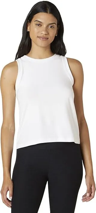Beyond Yoga Featherweight Rebalance Tank (Cloud White) Women's Clothing