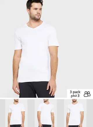 3 Pack Assorted Crew Neck T-Shirt