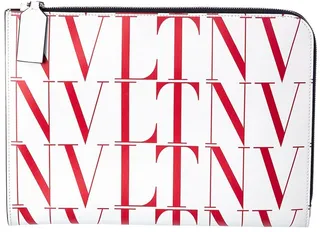 Valentino Vtln Times Leather Pouch