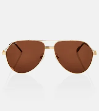 Premiere de Cartier aviator sunglasses