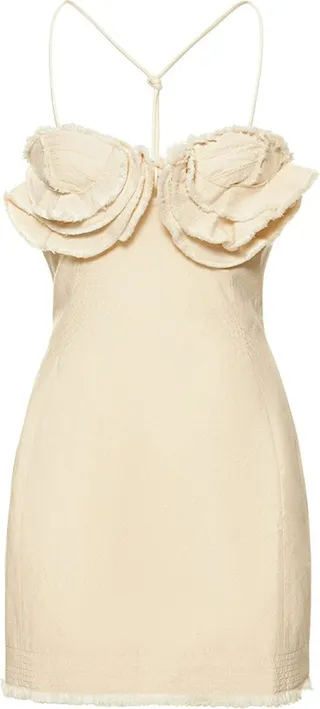 La Robe Artichaut Courte denim dress