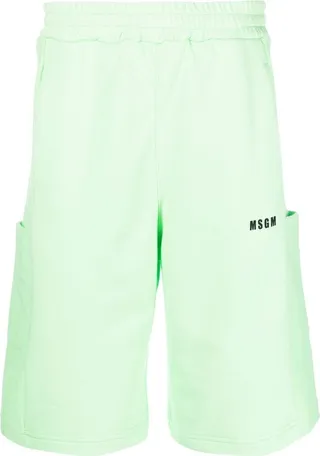 Logo-Print Organic Cotton Shorts